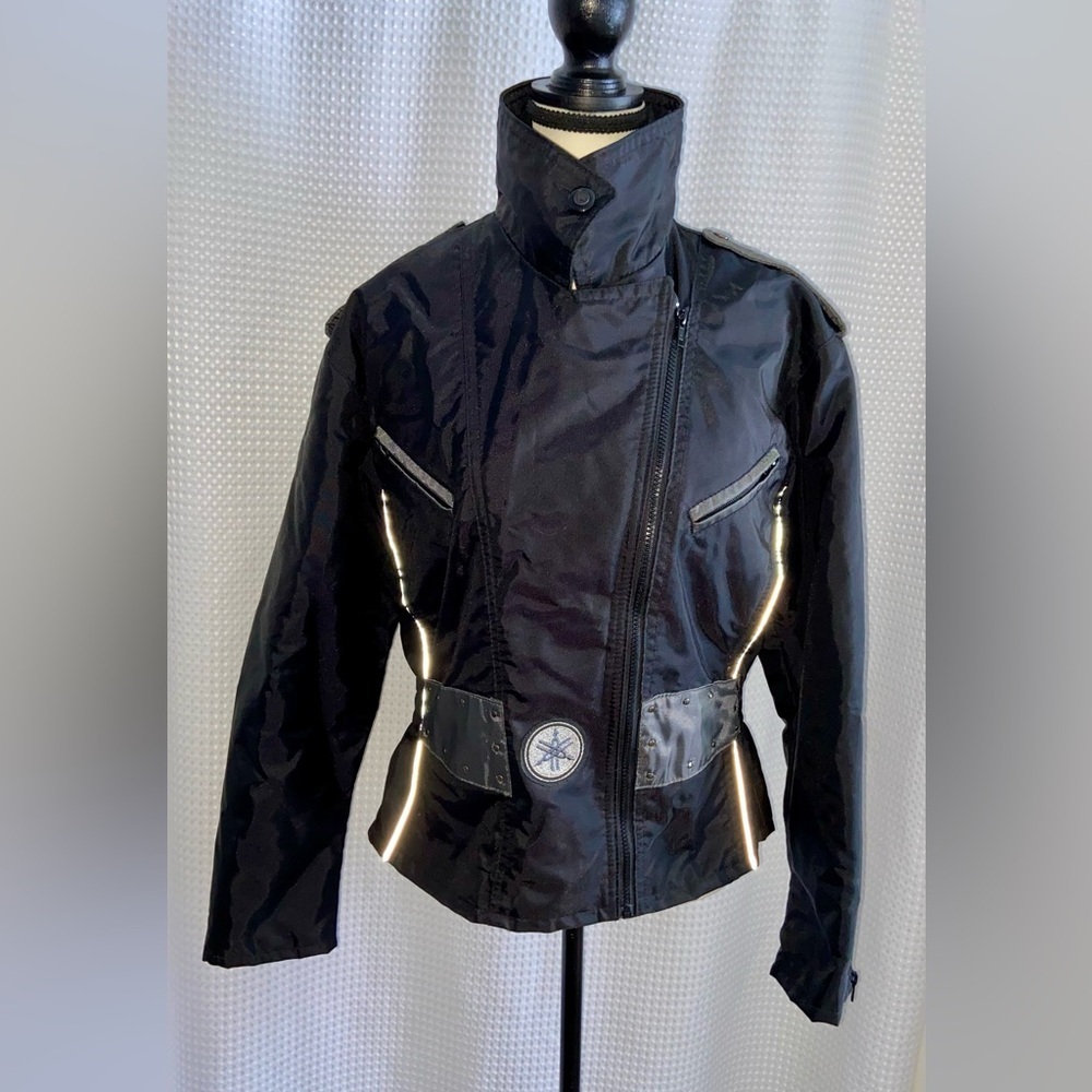 Women’s vintage Yamaha‎ STAR black motorcycle Jacket size medium
